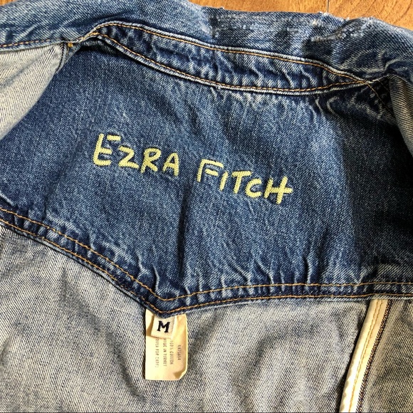 Ezra Fitch Zipped up Denim Jean Jacket size M - Picture 2 of 9